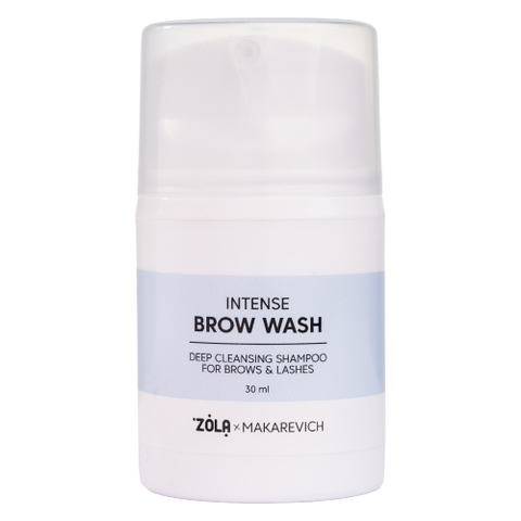ZOLA X MAKAREVICH ШАМПУНЬ ГЛИБОКОЇ ОЧИСТКИ ДЛЯ БРІВ ТА ВІЙ INTENSE BROW WASH 30 МЛ. bf-1175 фото